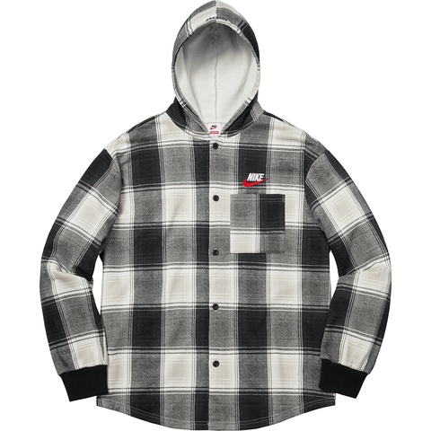 Supreme®/Nike® Plaid Hooded Sweatshirt - Supreme