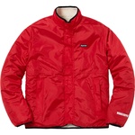 Supreme Reversible Logo Fleece Jacket (FW18) - Natural