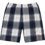 Supreme Supreme Nike Plaid Sweatshort (FW18) - Navy