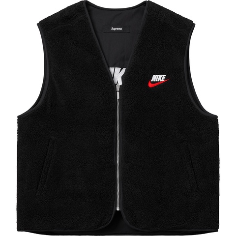 トップス Nike Supreme reversible vest Supreme®/Nike® Reversible Nylon Sherpa Vest - Supreme