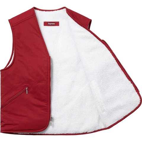 Supreme®/Nike® Reversible Nylon Sherpa Vest - Supreme