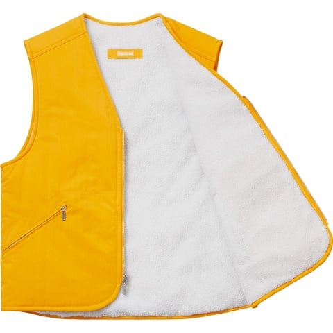 Supreme Supreme®/Nike® Reversible Nylon Sherpa Vest - Mustard