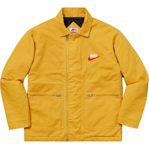 Supreme / NIKE® Double Zip Work Jacket Supreme Nike Double Zip Quilted Work Jacket Navy