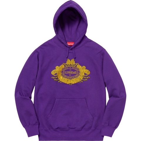 Supreme Love or Hate Hooded Sweatshirt - Purple