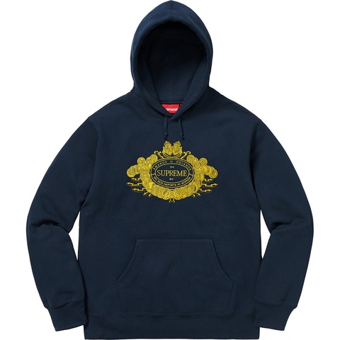 Supreme Love or Hate Hooded Sweatshirt - Navy
