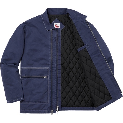 Supreme®/Nike® Double Zip Quilted Work Jacket - Supreme