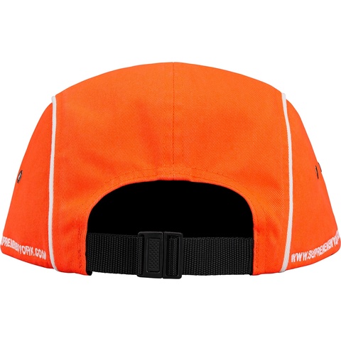 Supreme Piping Camp Cap - Neon Orange