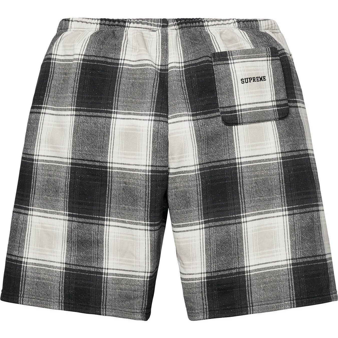 Supreme Supreme Nike Plaid Sweatshort (FW18) - Black - $108