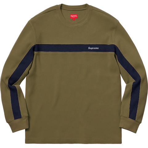 Panel Stripe Waffle Thermal - fall/winter 2018 - Supreme