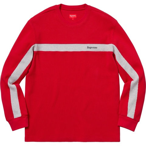 Panel Stripe Waffle Thermal - fall/winter 2018 - Supreme
