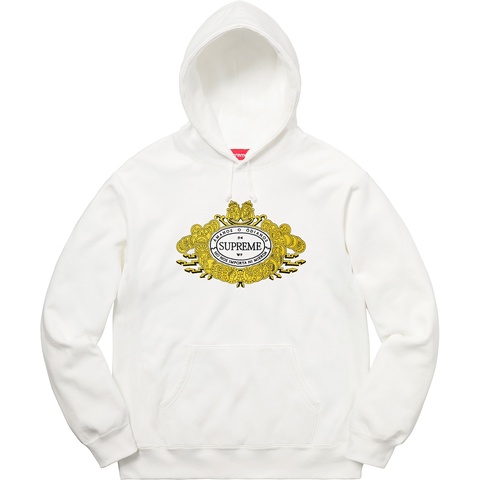 Supreme Love or Hate Hooded Sweatshirt - White