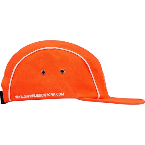 Supreme Piping Camp Cap - Neon Orange