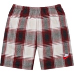 Supreme Supreme Nike Plaid Sweatshort (FW18) - Burgundy