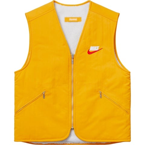 Supreme®/Nike® Reversible Nylon Sherpa Vest - Supreme