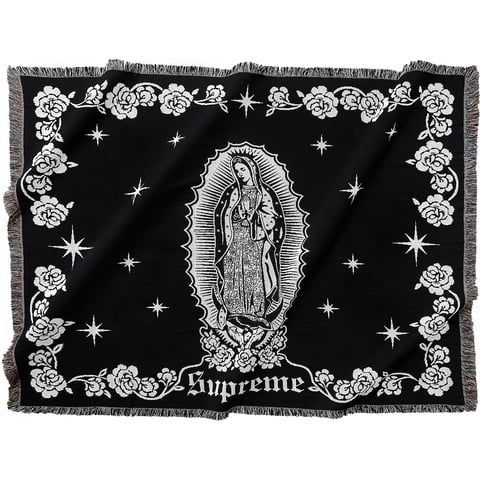 Supreme Virgin Mary Blanket - Black