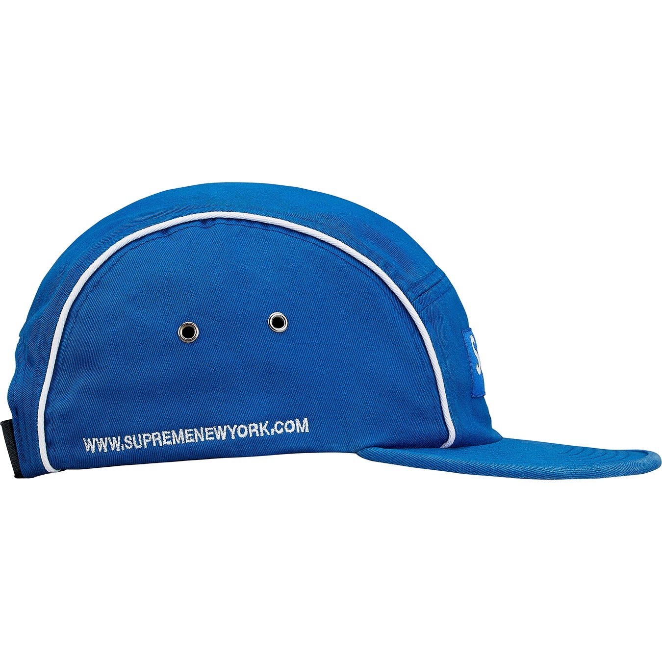 Supreme Piping Camp Cap (FW18) - Royal - $48