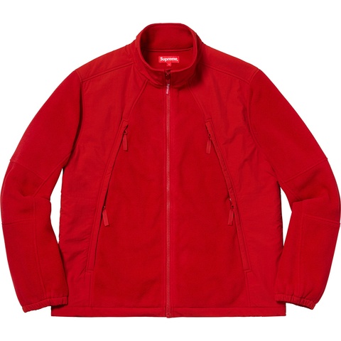 Supreme Polartec® Zip Up Jacket - Red