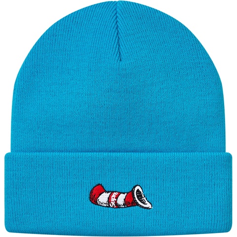 Supreme Cat in the Hat Beanie - Blue