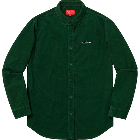 Supreme Corduroy Shirt - Green