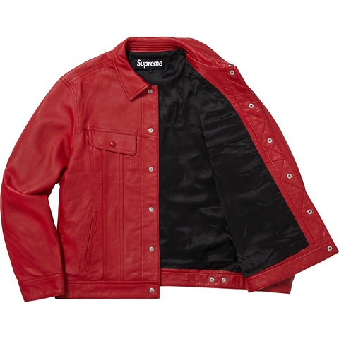 Leather Trucker Jacket - fall/winter 2018 - Supreme