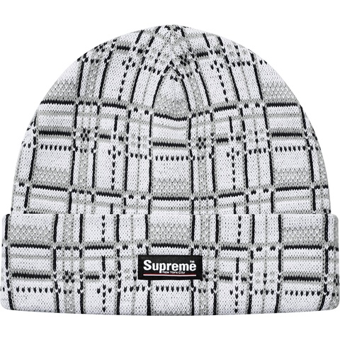 Plaid Beanie - fall/winter 2018 - Supreme