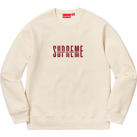 World Famous Crewneck - fall/winter 2018 - Supreme