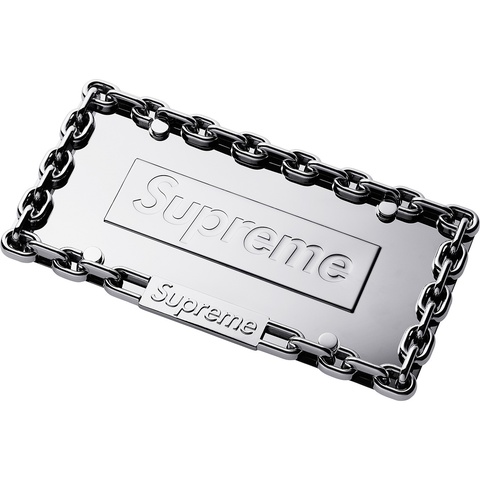 Chain License Plate Frame - fall/winter 2018 - Supreme