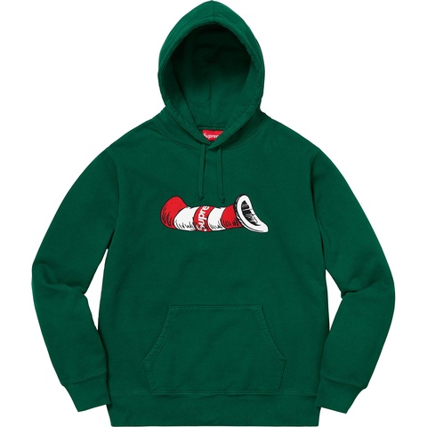 Supreme Cat in the Hat Hooded Sweatshirt - Dark Green