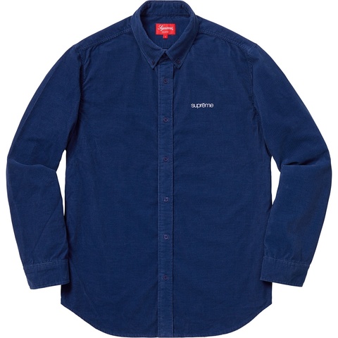 Supreme Corduroy Shirt - Blue