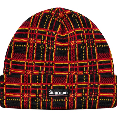 Plaid Beanie - fall/winter 2018 - Supreme