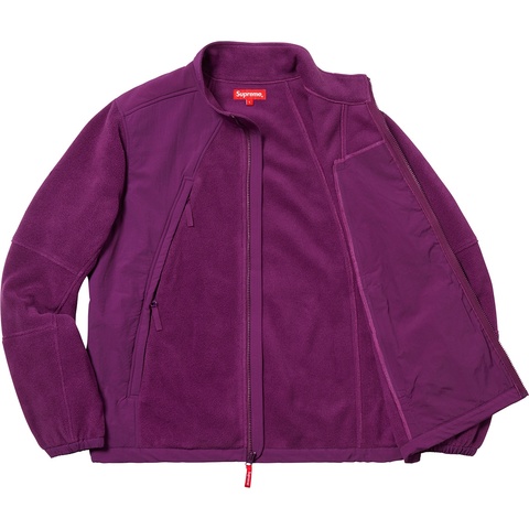 Supreme Polartec® Zip Up Jacket - Purple