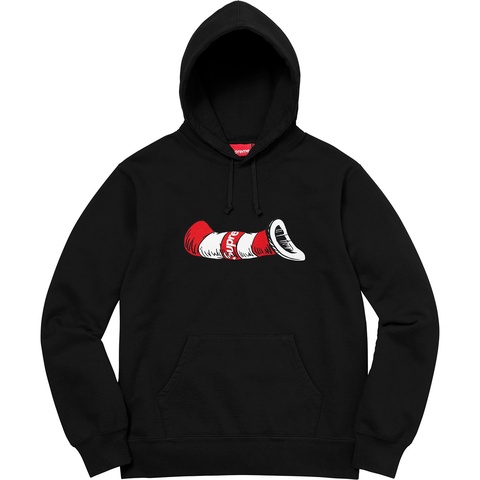 Supreme Cat in the Hat Hooded Sweatshirt - Black