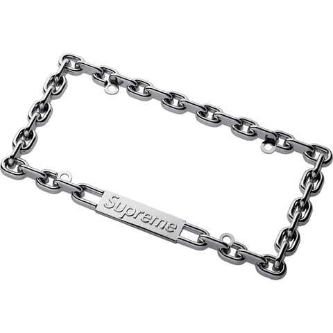 Chain License Plate Frame - fall/winter 2018 - Supreme