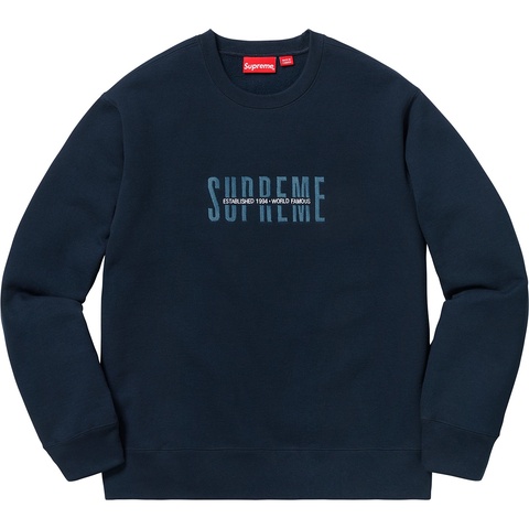 World Famous Crewneck - fall/winter 2018 - Supreme