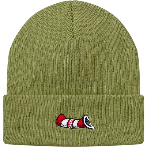 Supreme Cat in the Hat Beanie - Light Olive