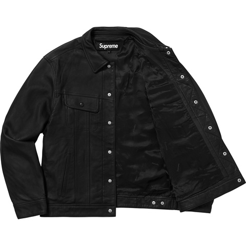 Leather Trucker Jacket - fall/winter 2018 - Supreme