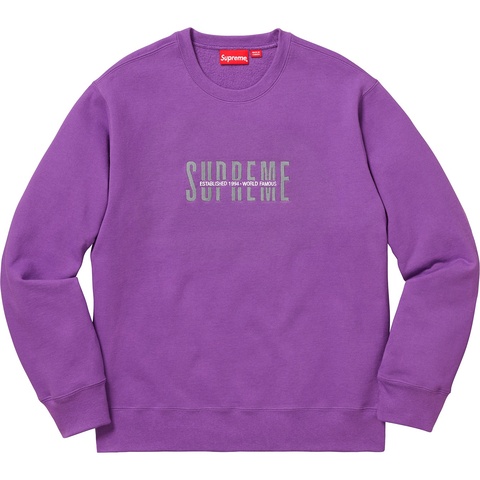 World Famous Crewneck - fall/winter 2018 - Supreme