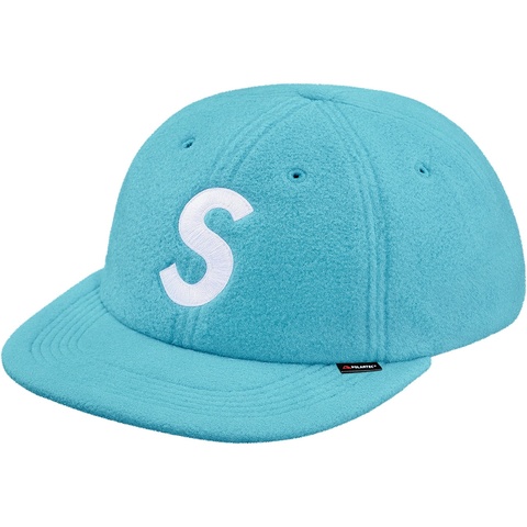 Supreme Polartec® S Logo 6-Panel Hat - Light Blue