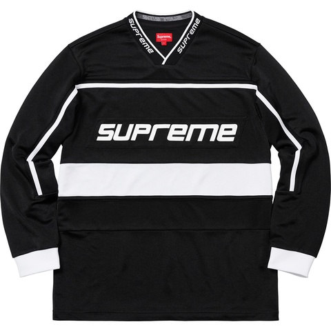 Supreme Warm Up Hockey Jersey - Black