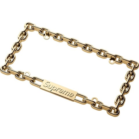 Chain License Plate Frame - fall/winter 2018 - Supreme