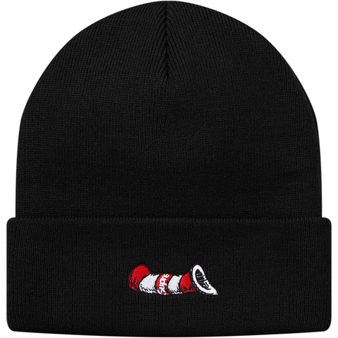 Supreme Cat in the Hat Beanie - Black