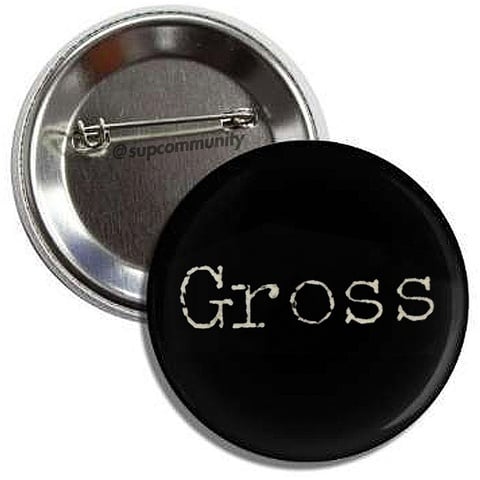 Supreme Gross Button