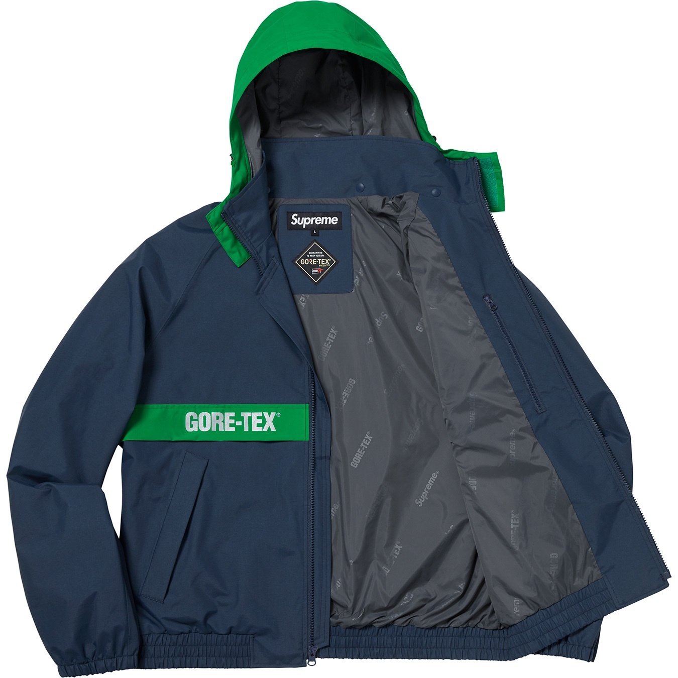 Supreme GORE-TEX Court Jacket (FW18) - Navy - $348