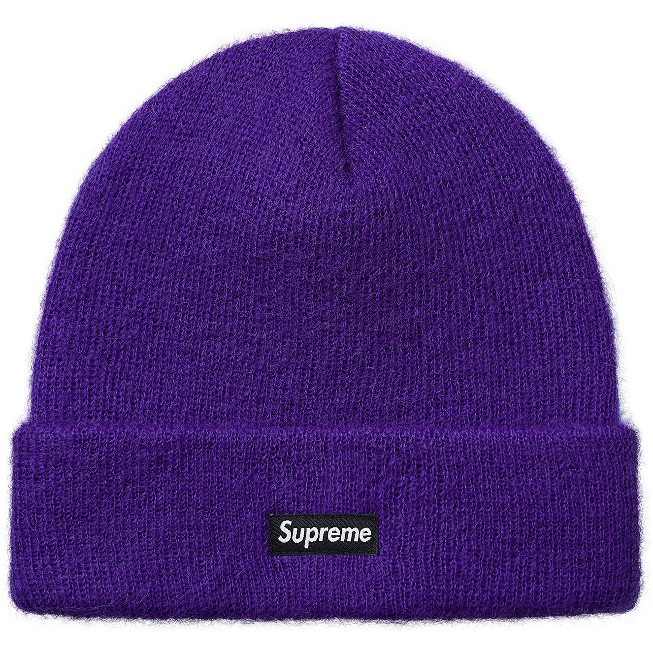 Supreme Mohair Beanie (FW18) - Purple - $40
