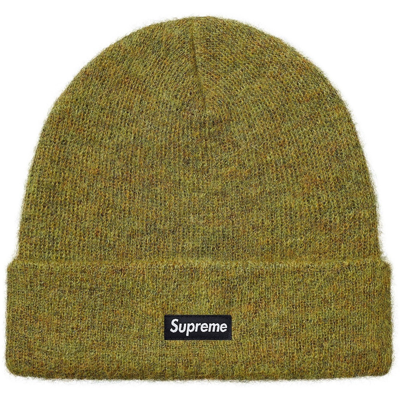 Supreme Mohair Beanie (FW18) - Olive - $40