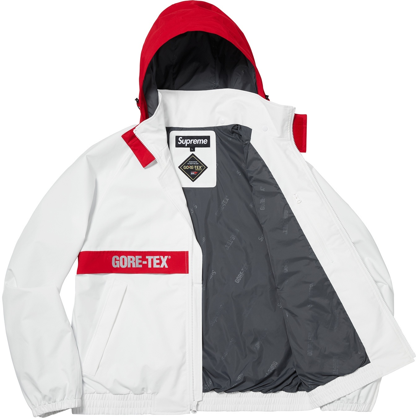 Supreme GORE-TEX Court Jacket (FW18) - White - $348