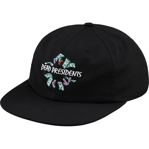 Supreme Dead Presidents 6-Panel Hat - Black