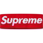 Supreme New Era Big Logo Headband (FW18) - Red