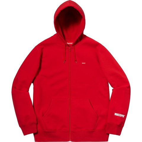 Supreme WINDSTOPPER® Zip Up Hooded Sweatshirt - Red