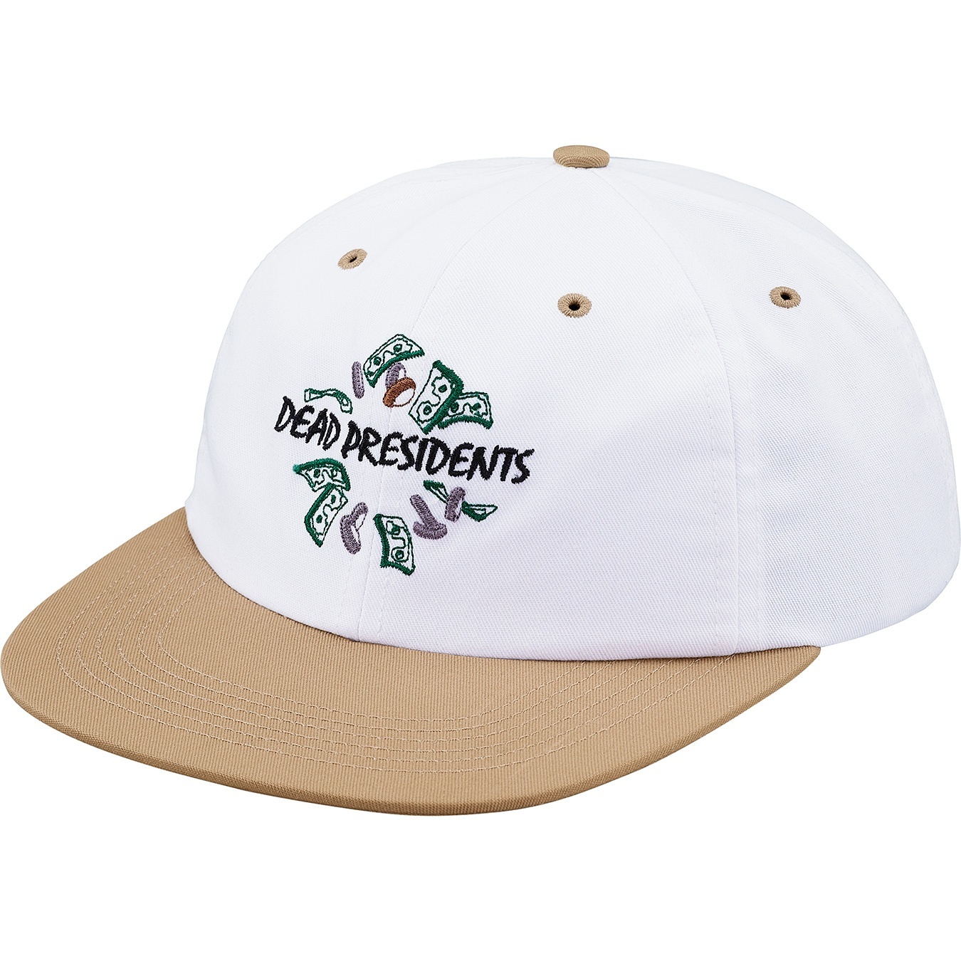 Supreme Dead Presidents 6-Panel Hat (FW18) - Tan - $44